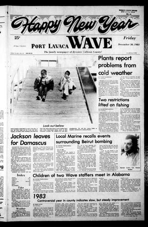 Primary view of object titled 'Port Lavaca Wave (Port Lavaca, Tex.), Vol. 93, No. 87, Ed. 1 Friday, December 30, 1983'.