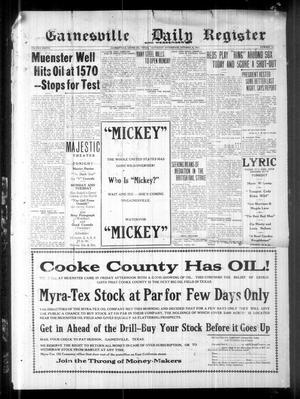 Gainesville Daily Register and Messenger (Gainesville, Tex.), Vol. 37, No. 73, Ed. 1 Saturday, October 4, 1919