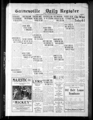 Gainesville Daily Register and Messenger (Gainesville, Tex.), Vol. 37, No. 76, Ed. 1 Wednesday, October 8, 1919