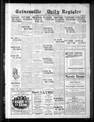 Gainesville Daily Register and Messenger (Gainesville, Tex.), Vol. 37, No. 109, Ed. 1 Saturday, November 15, 1919