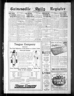 Gainesville Daily Register and Messenger (Gainesville, Tex.), Vol. 37, No. 113, Ed. 1 Thursday, November 20, 1919