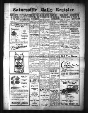 Gainesville Daily Register and Messenger (Gainesville, Tex.), Vol. 37, No. 215, Ed. 1 Friday, March 19, 1920