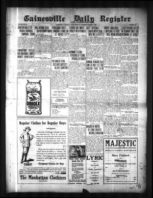 Primary view of object titled 'Gainesville Daily Register and Messenger (Gainesville, Tex.), Vol. 37, No. 217, Ed. 1 Monday, March 22, 1920'.