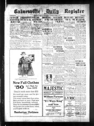 Gainesville Daily Register and Messenger (Gainesville, Tex.), Vol. 38, No. 68, Ed. 1 Monday, October 4, 1920
