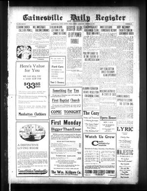 Gainesville Daily Register and Messenger (Gainesville, Tex.), Vol. 38, No. 89, Ed. 1 Friday, October 29, 1920