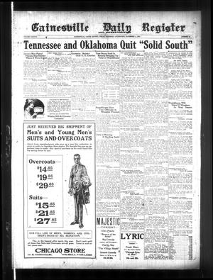 Gainesville Daily Register and Messenger (Gainesville, Tex.), Vol. 38, No. 94, Ed. 1 Thursday, November 4, 1920