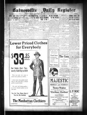 Gainesville Daily Register and Messenger (Gainesville, Tex.), Vol. 38, No. 97, Ed. 1 Monday, November 8, 1920