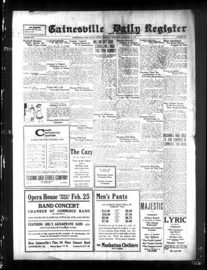 Gainesville Daily Register and Messenger (Gainesville, Tex.), Vol. 38, No. 177, Ed. 1 Thursday, February 24, 1921