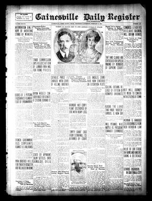 Gainesville Daily Register and Messenger (Gainesville, Tex.), Vol. 38, No. 169, Ed. 1 Wednesday, February 15, 1922