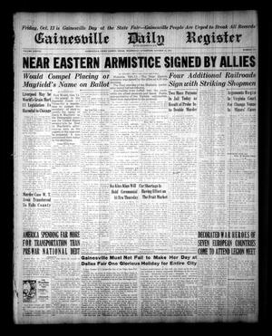 Gainesville Daily Register and Messenger (Gainesville, Tex.), Vol. 38, No. 270, Ed. 1 Wednesday, October 11, 1922