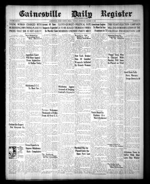 Gainesville Daily Register and Messenger (Gainesville, Tex.), Vol. 38, No. 274, Ed. 1 Tuesday, October 17, 1922
