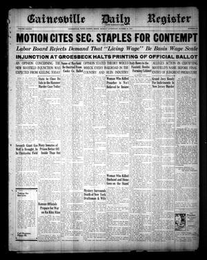 Gainesville Daily Register and Messenger (Gainesville, Tex.), Vol. 38, No. 275, Ed. 1 Monday, October 30, 1922