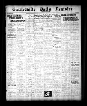 Gainesville Daily Register and Messenger (Gainesville, Tex.), Vol. 38, No. 290, Ed. 1 Thursday, November 16, 1922