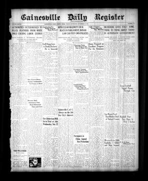 Gainesville Daily Register and Messenger (Gainesville, Tex.), Vol. 38, No. 291, Ed. 1 Friday, November 17, 1922