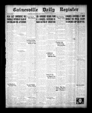 Gainesville Daily Register and Messenger (Gainesville, Tex.), Vol. 38, No. 293, Ed. 1 Monday, November 20, 1922