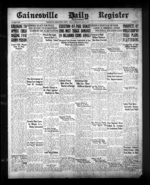 Gainesville Daily Register and Messenger (Gainesville, Tex.), Vol. 39, No. 104, Ed. 1 Friday, April 13, 1923