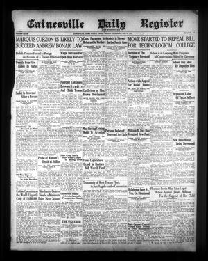 Gainesville Daily Register and Messenger (Gainesville, Tex.), Vol. 39, No. 136, Ed. 1 Monday, May 21, 1923