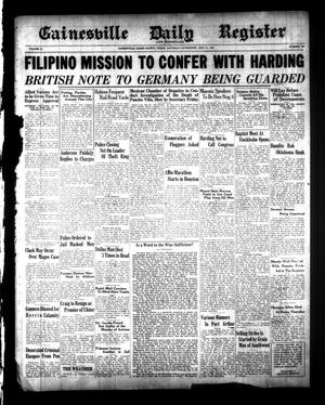 Gainesville Daily Register and Messenger (Gainesville, Tex.), Vol. 39, No. 188, Ed. 1 Saturday, July 21, 1923