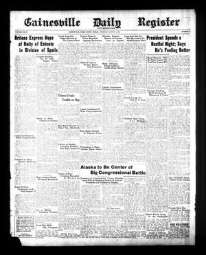 Gainesville Daily Register and Messenger (Gainesville, Tex.), Vol. 39, No. 198, Ed. 1 Thursday, August 2, 1923