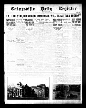 Gainesville Daily Register and Messenger (Gainesville, Tex.), Vol. 39, No. 201, Ed. 1 Monday, August 6, 1923
