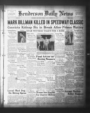 Henderson Daily News (Henderson, Tex.), Vol. 3, No. 61, Ed. 1 Tuesday, May 30, 1933