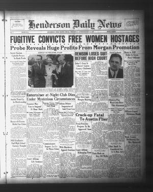 Henderson Daily News (Henderson, Tex.), Vol. 3, No. 62, Ed. 1 Wednesday, May 31, 1933