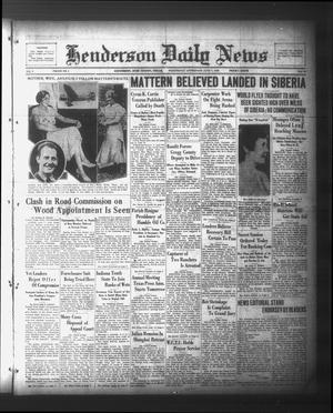 Henderson Daily News (Henderson, Tex.), Vol. 3, No. 68, Ed. 1 Wednesday, June 7, 1933