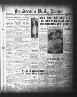 Henderson Daily News (Henderson, Tex.), Vol. 3, No. 100, Ed. 1 Sunday, July 16, 1933