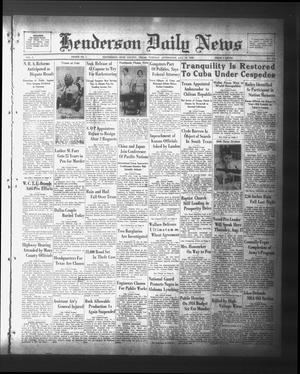 Henderson Daily News (Henderson, Tex.), Vol. 3, No. 124, Ed. 1 Tuesday, August 15, 1933