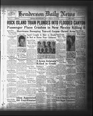 Henderson Daily News (Henderson, Tex.), Vol. 3, No. 136, Ed. 1 Tuesday, August 29, 1933