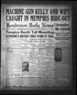 Henderson Daily News (Henderson, Tex.), Vol. 3, No. 160, Ed. 1 Tuesday, September 26, 1933