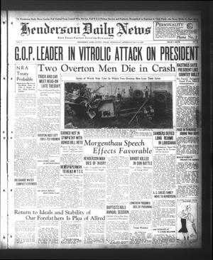Henderson Daily News (Henderson, Tex.), Vol. 5, No. 49, Ed. 1 Wednesday, May 15, 1935