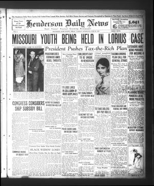 Henderson Daily News (Henderson, Tex.), Vol. 5, No. 84, Ed. 1 Tuesday, June 25, 1935