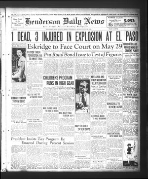 Henderson Daily News (Henderson, Tex.), Vol. 5, No. 85, Ed. 1 Wednesday, June 26, 1935
