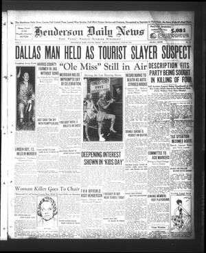 Henderson Daily News (Henderson, Tex.), Vol. 5, No. 87, Ed. 1 Friday, June 28, 1935
