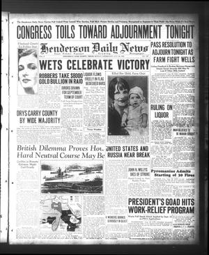 Henderson Daily News (Henderson, Tex.), Vol. 5, No. 137, Ed. 1 Monday, August 26, 1935