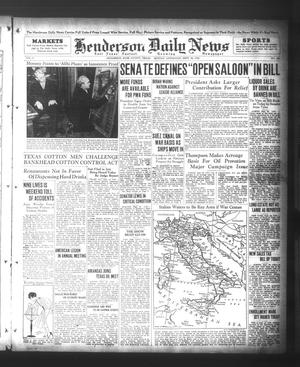 Henderson Daily News (Henderson, Tex.), Vol. 5, No. 161, Ed. 1 Monday, September 23, 1935