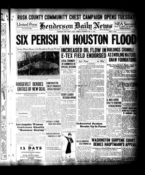 Henderson Daily News (Henderson, Tex.), Vol. 5, No. 227, Ed. 1 Monday, December 9, 1935