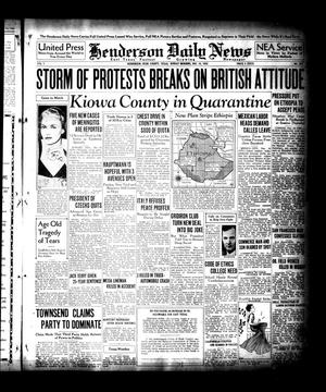 Henderson Daily News (Henderson, Tex.), Vol. 5, No. 232, Ed. 1 Sunday, December 15, 1935