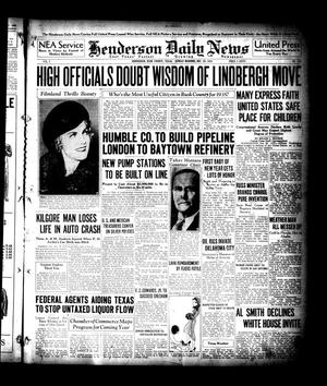 Henderson Daily News (Henderson, Tex.), Vol. 5, No. 244, Ed. 1 Sunday, December 29, 1935