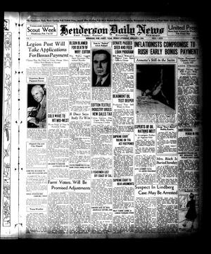 Henderson Daily News (Henderson, Tex.), Vol. 5, No. 275, Ed. 1 Monday, February 3, 1936