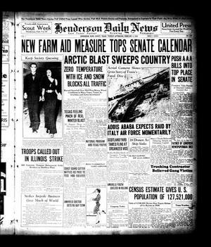 Henderson Daily News (Henderson, Tex.), Vol. 5, No. 276, Ed. 1 Tuesday, February 4, 1936