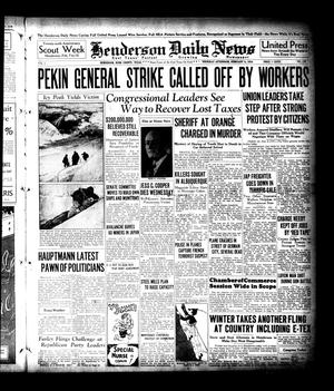 Henderson Daily News (Henderson, Tex.), Vol. 5, No. 278, Ed. 1 Thursday, February 6, 1936