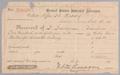 Primary view of [Receipt for Amount Paid to United States Internal Revenue, July 1899]