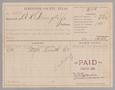 Primary view of [Receipt for Tax on M. M. Smith, February 1895]