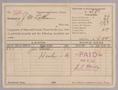 Primary view of [Receipt for Tax Paid by J. M. Lathan, March 1897]