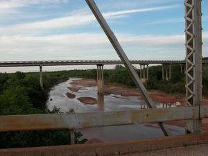 [Looking Out on Brazos River]