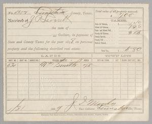[Receipt for Taxes Paid by J. P. Lerault, January 1899]