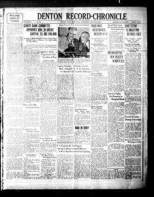 Denton Record-Chronicle (Denton, Tex.), Vol. 39, No. 140, Ed. 1 Wednesday, January 24, 1940