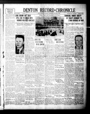 Denton Record-Chronicle (Denton, Tex.), Vol. 39, No. 143, Ed. 1 Saturday, January 27, 1940